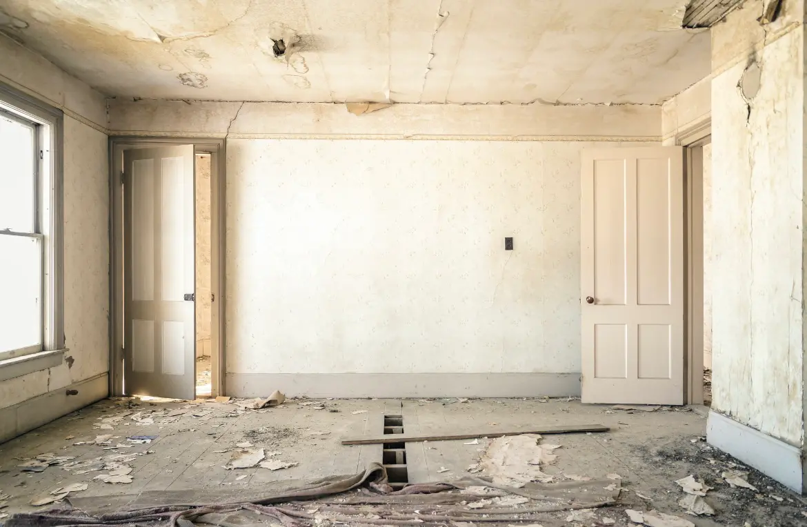 Waste disposal crew managing a cleanout project in Rockdale